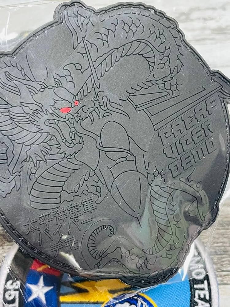 【値下げ】アメリカ空軍 嘉手納基地 PACAF 刺繍 パッチ 本物】アメリカ空軍 嘉手納基地 PACAF 刺繍 パッチ 値下げ